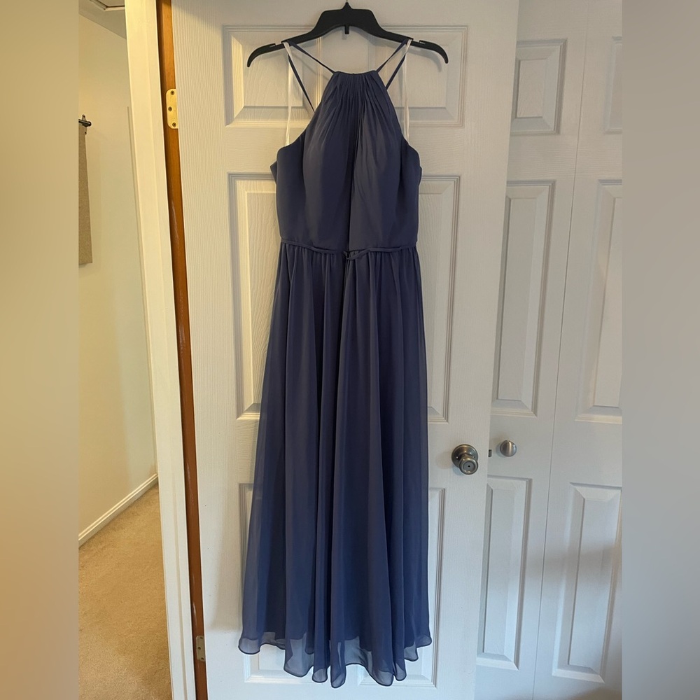 Kennedy Blue Bridesmaid Dress Color Stormy Size 12